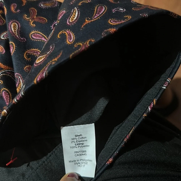 J Crew women’s Multi Paisley The Pencil Skirt Sz 2 - Picture 6 of 12